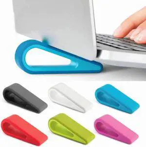 1pc Simple Laptop Stand Adjustable Bracket Desktop Computer Increased Shelf Cooling Base Pad Bracket Office Supplies