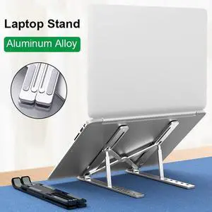 Adjustable Support Laptop Holder Portable Aluminum Laptop Stand For Macbook Pro Air Notebook Riser Stand Cooling Bracket