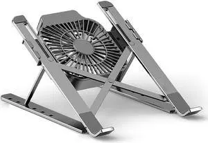 Foldable Laptop Tablet Stand With Cooling Fan Heat Dissipation For Desktop MacBooks Air Pro Stand Notebook Holder HP DELL Cooler