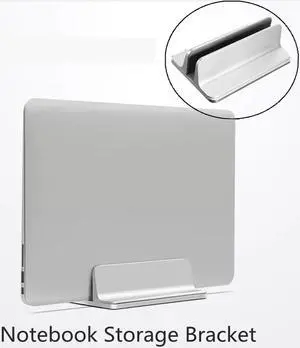 Adjustable Aluminum Vertical Notebook Stand Laptop Holder Notebook Dissipate Heat Desktop Stand for Macbook Pro 13 Universal