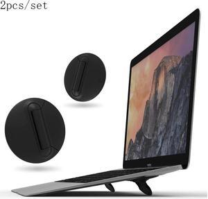 2pcs Adjustable Mini Portable Invisible Laptop Stand Universal Desktop Keyboard Holder Cooling Pad Riser For Macbook Air Drop