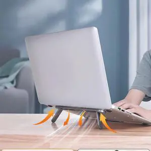 Portable Laptop Stand Foldable Support Base Notebook Stand Holder For Macbook Pro Laptop Computer Cooling Bracket Riser