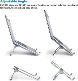 Folding Portable Laptop Stand Viewing Angle/Height Adjustable Quality Aluminum Alloy Bracket Support 10-17inch Notebook
