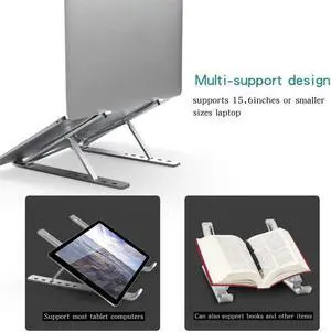Non slip Desktop Notebook Holder Adjustable Foldable Laptop Stand Laptop Stand For Macbook For iPad For DELL For HP