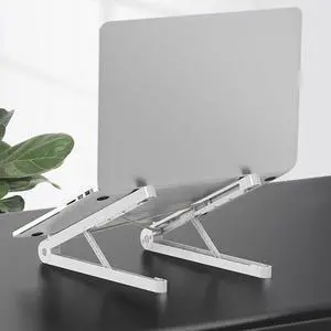 2020 New Laptop Stand Plastic Adjustable Laptop Holder Multi Angle Stand Heat Release Foldable Laptop Notebook Stand