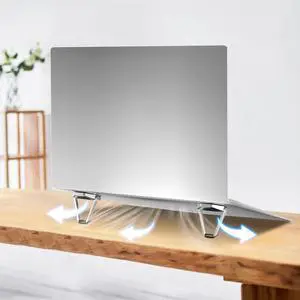 Invisable Zinc Alloy Laptop Stand For Pro Notebook Foldable Angel Adjustable Laptop Holder For Macbook Notebook Laptop