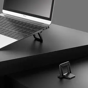 1 Piar Portable Laptop Stand for Universal Desktop Laptop Holder Mini Portable Cooling Pad Notebook Stand