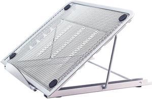 Metal Non Slip Laptop Book Reading Adjustable Height Tablet Stand Solid Folding Mesh Ventilated Cooling Holder Universal