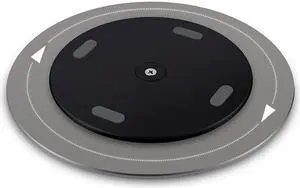 360 Rotation Computer Monitor Base Disc Non slip Laptop Notebook Aluminum Alloy Stand Dock for Apple Mac Television Projector