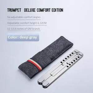 Portable Laptop Stand for Macbook Notebook Tablet Adjustable Aluminium Alloy Desktop Foldable Laptop Cooling Anti Slip Holder