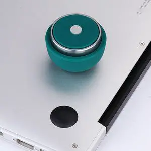 1 Pair Mushroom Shape Laptop Stand Metal Notebook Laptop Holder Cooling Foldable Mini Alloy Silicone Holder Laptop Stand T1D5