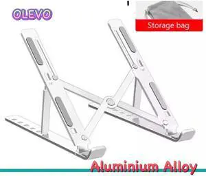 OLEVO Portable Laptop Stand Adjustable Base For Macbook Foldable Computer Tablet iPad Notebook Stand Cooling Pad Laptop Holder