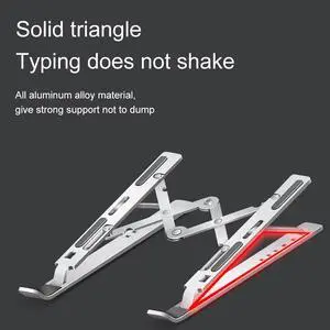 Portable Laptop Stand Foldable Support Base for Notebook Holder for Macbook Pro Air Aluminum Laptop Holder PC Cooling Bracket