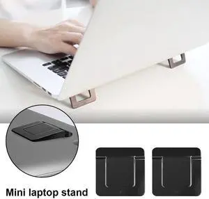 Mini Foldable Laptop Holder Adjustable Cooling Laptop Stand Portable Invisible Tablet Table Stand Support For Macbook Pro Air PC