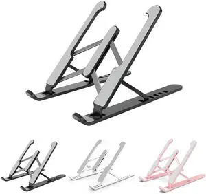 Portable Laptop Stand Foldable Support Base Notebook Stand within 15.6 inch for Macbook Pro Lapdesk Cooling Bracket Riser