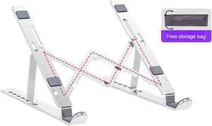 Foldable Laptop Stand Holder Aluminium Adjustable PC Computer Notebook Tablet Stand Support for Macbook Pro Air
