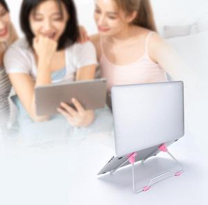 Folding Aluminum Alloy Bracket Support Portable Laptop Stand Viewing Angle/Height Adjustable High Quality for 10-17inch Notebook