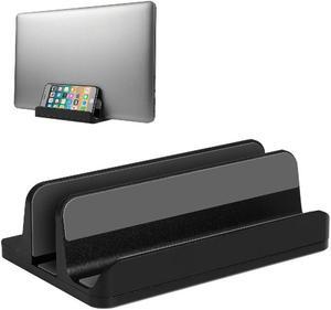 BEESCLOVER Vertical Laptop Stand Holder Desktop Stand Adjustable Laptop Holder for MacBook Pro/Air Microsoft Surface