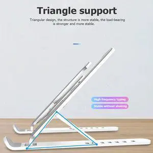 Portable Laptop Stand Foldable Notebook Cooling Bracket Height Adjustable Laptop Holder Support Computer Cooling Bracket Riser
