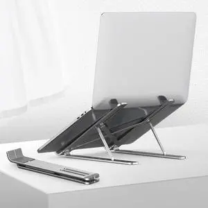 Foldable Laptop Stand Adjustable Portable Laptop Cooling Metal Support Notebook Computer Desktop Holder