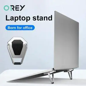 Portable Laptop Stand Aluminum Cooling Pad For MacBook Air Pro Mini Foldable Laptop Holder Cooler Support Notebook Stand Riser