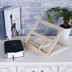 Reading Rest Wooden Book Stand Cookbook Cook Recipe Adjustable Book Holder Laptop Tablet Bracket