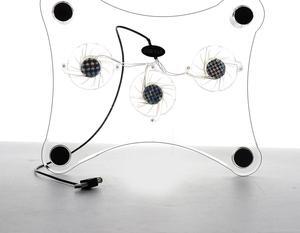 Laptop Stand Desk Fans Support Three Cooling Fan Computer Stand USB Rack Holder Cooling Heat Dissipation Stand for Notebook