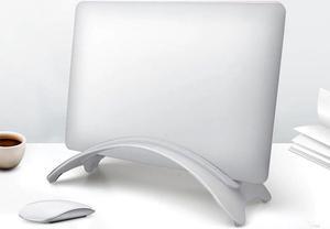 Mount Space Saving Laptop Stand Desktop Aluminum Alloy Erected Holder Portable Stable Vertical Anti Slip For Macbook Pro Air