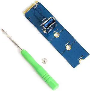 NGFF M.2 to USB 3.0 Transfer Card Mining Pcie Riser Card 2280/2260/2242 Breakable