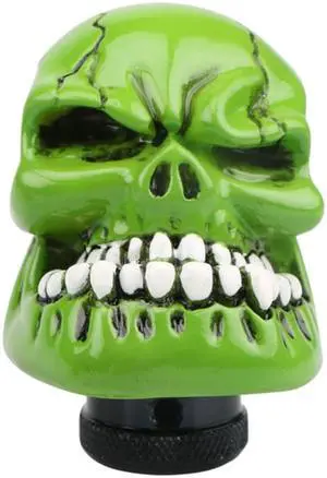 Universal Manual Gear Shift Knob Shifter Lever Wicked Carved Skull pomo marchas