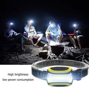 Mini Headlamp Waterproof Super Bright Flashlight Torch Light Family Outdoor Camping Accessory for Camping Fishing