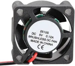 ALLOYSEED 2510S 5V Cooler Brushless DC Fan 25*10mm Mini Cooling Radiator Micro Brushless Cooling Cooler Fan New Arrival