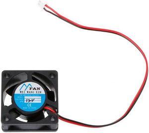 ANENG 40mm*40mm*20mm DC 12V 2 Pin 5 Blade Cooler Brushless Mini Cooling Fan 4020