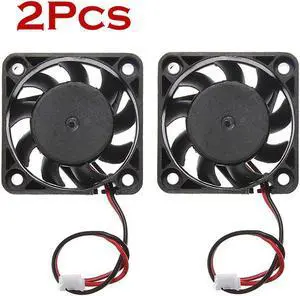 2019 hot 2pcs 5V Mini Cooling Computer Fan Small 40mm x 10mm DC Brushless 2 pin#T2