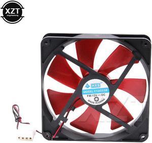 Computer Case 140MM Fan CPU Cooler Cooling Fan 140 MM silent quiet 140mm DC 12V 4D plug computer cooling fan heatsink 14cm