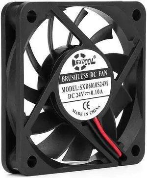 SXD6010S24M 60mm 60*60*10mm slim DC 24V 0.10A axial case servier inverter cooling fan 4000RPM 18.1CFM