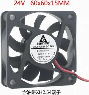 DC DC 24V 6CM 60MM 6cm cm 60x60x15 6015 Brushless cooling fan