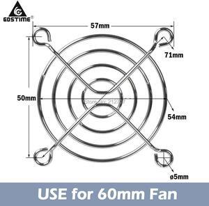 3 Pieces 6cm 60mm Fan Guard PC CPU Latop Computer Cooling Fan Metal Iron Grill Cover 6010/6015/6020/6028