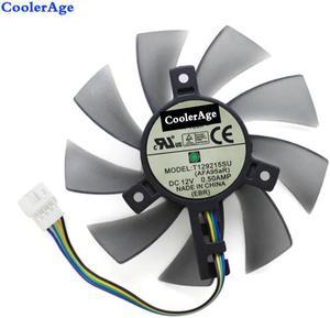85MM T129215SU Cooling Fan For Gigabyte GeForce GTX 1050Ti GTX1060 RX 480 470 570 580 GTX 1060 G1 Graphics Card Cooler Fan