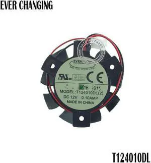 37MM T124010DL 2Pin 0.1A Cooler Fan Replace For ASUS gt640 GT 640 HD 4550 HD5570 video card Cooling Fans