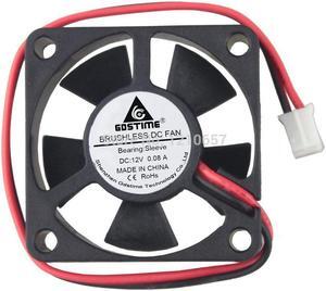 2PCS LOT Micro 3510s 35 x 35 x 10mm 35MM 2Pin 12V DC Cooler Cooling Fan