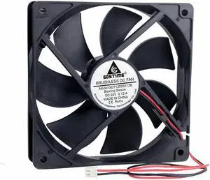 1 Piece 12cm 120mmx120mmx25mm DC Motor Cooling Fan 24V 120mm x 25mm 12025 PC Computer CPU Case System Cooler 2Pin