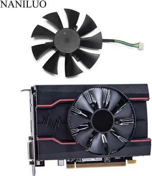 85MM GA91S2H 4PIN RX 550 GPU VGA Alternative Cooler For Radeon SAPPHIRE RX550 PULSE Video Graphics Card Cooling