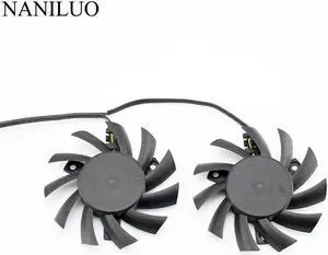 2PCS/lot PLA07010S12HH 12V 0.5A 4Pin Replacement Cooling Fan For MSI R5770 Hawk graphics card Radeon HD 5770 N450GTS hawk Fan