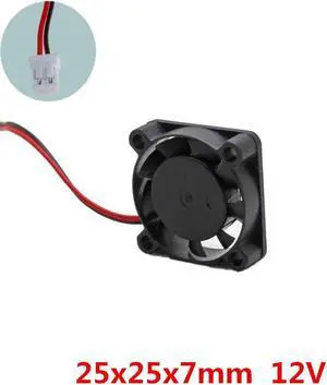 3pcs/lot 25x25x7mm 2507 mini fan 12 Volt Brushless DC Fans cooler cooling radiator Chipset Heatsink