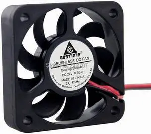 10pcs Brushless Cooling Fan 5010 24V DC 2Pin 50X50X12 50mm 5cm 9 Blades