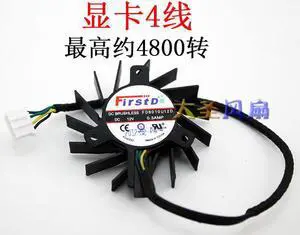 for Firstdo FD6010U12D DC 12V 0.3A Graphics Card Cooling Fan Diameter 45MM Pitch 26x26MM