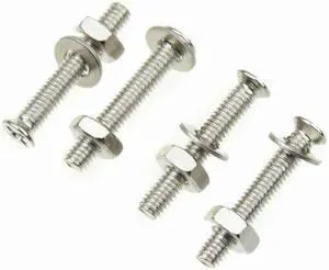 100 pcs Fan M2.5X16mm Computer PC Cooling Case Screws For 35x35x10mm Fan Lenght 16mm Screw
