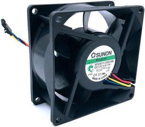 H814N A00 For MF80381V1 D000 M99 DC 12V 6.1W 4 wire 4 pin connector 80mm 80x80x38mm Server Square Cooling fa
