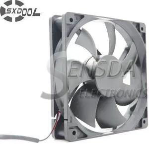 high quality axial DC fan 120x120x25 Cooler Cooling Fan 120*120*25 Genuine Power 12025 24V Radiator Fan